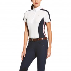 Ariat (Sample) Women's Aptos Colourblock Shirt (White/Navy)