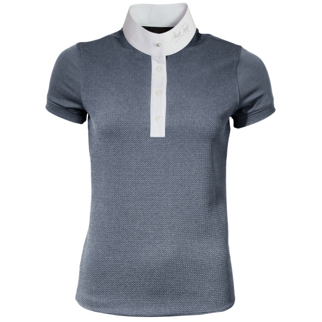 Mark Todd Women's Alicia Competition Polo Shirt (Grey)