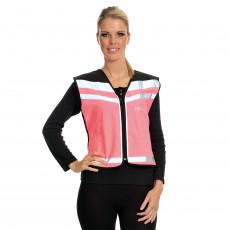 Equisafety Air Waistcoat - Please Pass Wide & Slow (Pink)