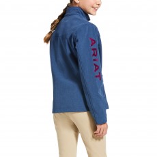 Ariat Youth New Team Softshell Jacket (Marine Blue)