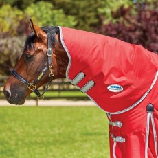 Weatherbeeta ComfiTec Classic Turnout Neck Cover 0g Light (Red/Silver/Navy)