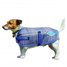 Weatherbeeta Comfitec Parka 1200d Dog Coat (Grey Plaid)