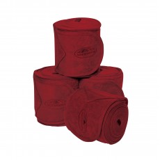 Weatherbeeta Fleece Bandage 4 Pack (Maroon)