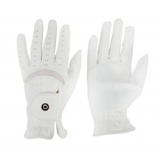Dublin Adults Dressage Riding Gloves (White)