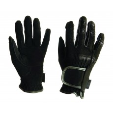 Dublin Adult's Everyday Mighty Grip Riding Gloves (Black)