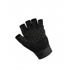 Dublin Adult's Fingerless Cross Country Riding Gloves (Black)