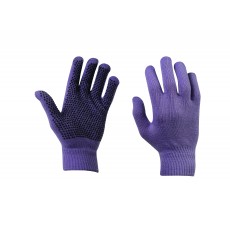 Medium Purple Dublin Adults Track Riding Gloves 