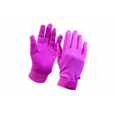 Dublin Adult's Track Riding Gloves (Pink)
