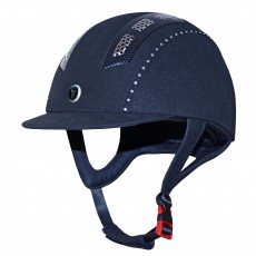 Gatehouse (Ex Display) Chelsea Air Flow Pro Riding Hat Crystal (Suedette Navy)