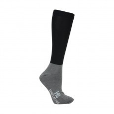 Hy Sport Active Riding Socks (Single Pack) (Black/Smouldering Grey)