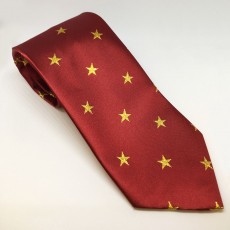 Equetech Stars Show Tie (Red/Gold)