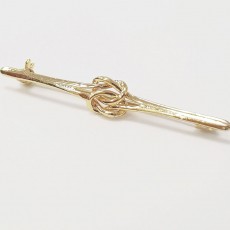 Equetech Knot Stock Pin (Gold)