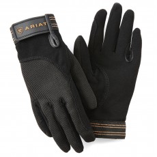 Ariat Adults Tek Grip Gloves (Black)