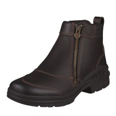 Ariat Women's Barnyard Side Zip Boots (Dark Brown)