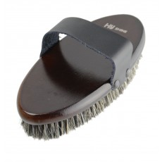 HySHINE Deluxe Body Brush with Horse Hair Mixed with Pig Bristles