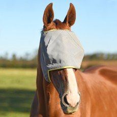 Equilibrium Field Relief Midi Fly Mask No Ears (Grey/Yellow)