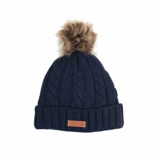 Mark Todd Knitted Bobble Hat (Navy)