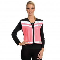 Equisafety Adults Air Waistcoat Please Pass Wide & Slowly (Pink)