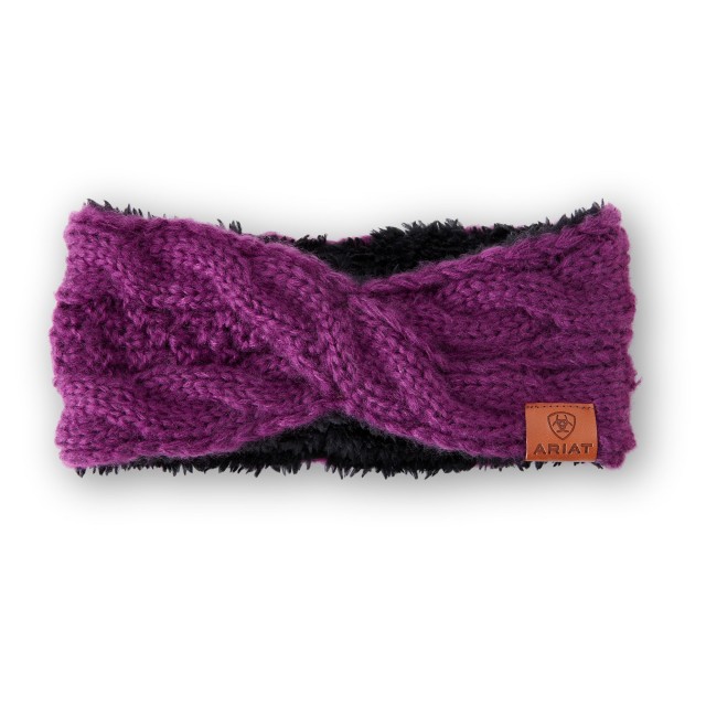 Ariat Cable Headband (Imperial Violet)