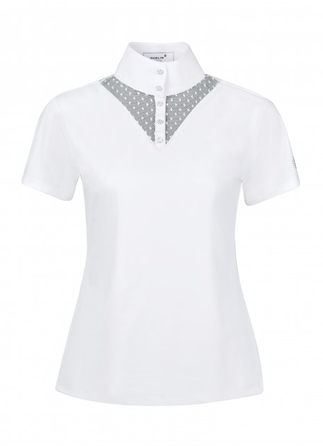 Dublin Ladies Tara Competition Lace Shirt (White)