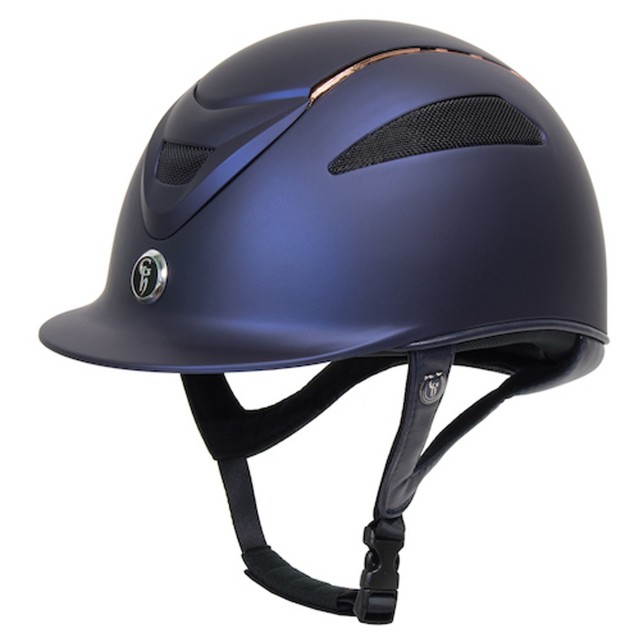 Gatehouse (Ex Display) Conquest MKII Riding Hat (Navy/Rose Gold Ltd Ed)