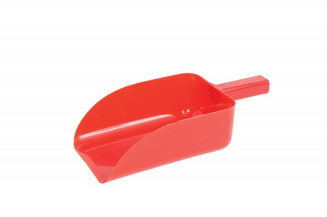 Roma Plastic Feed Scoop (Red)
