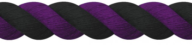 JHL Super Cotton Lead Rope (Purple/Black)