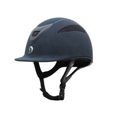 Gatehouse Conquest MKII Riding Hat (Suedette Crystal Navy)