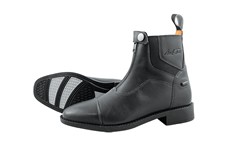 Mark Todd Adults Short Competition Boots Front Zip (Black)