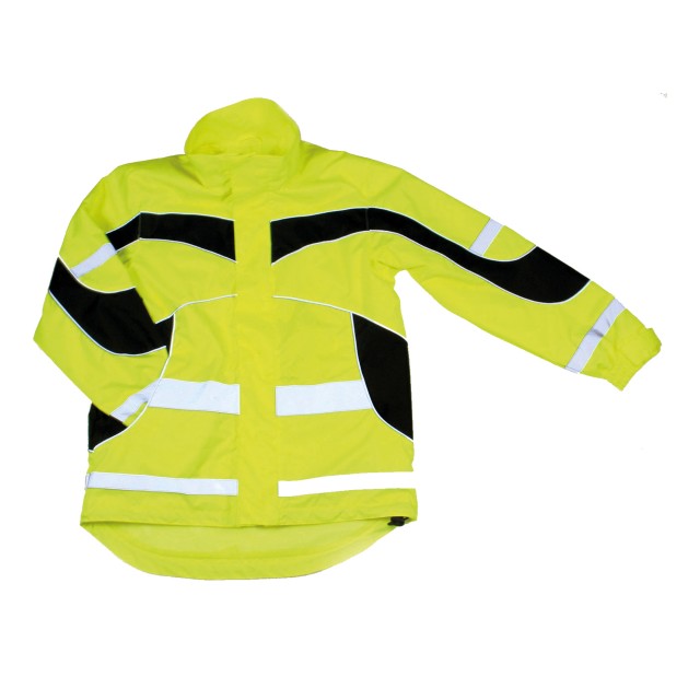 Equisafety Adults Hi-Vis Waterproof Lightweight Jacket (Yellow)