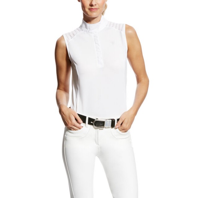 Ariat (Sample) Women's Aptos Vent Sleeveless Shirt (White)